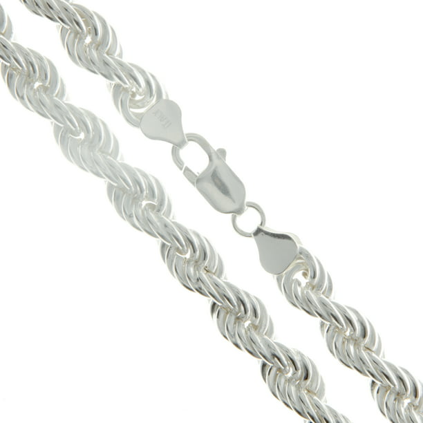 Sterling Silver 2MM Twisted Rope Chain Necklace 16" 30" Mens Womens L20 